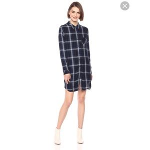 Rails flannel shirt dress
